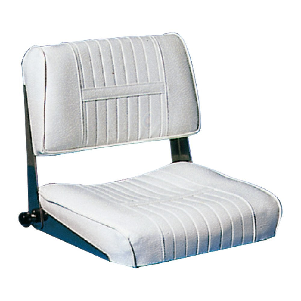 Seat w/foldable backrest 45x40 cm - foto originale Osculati Srl