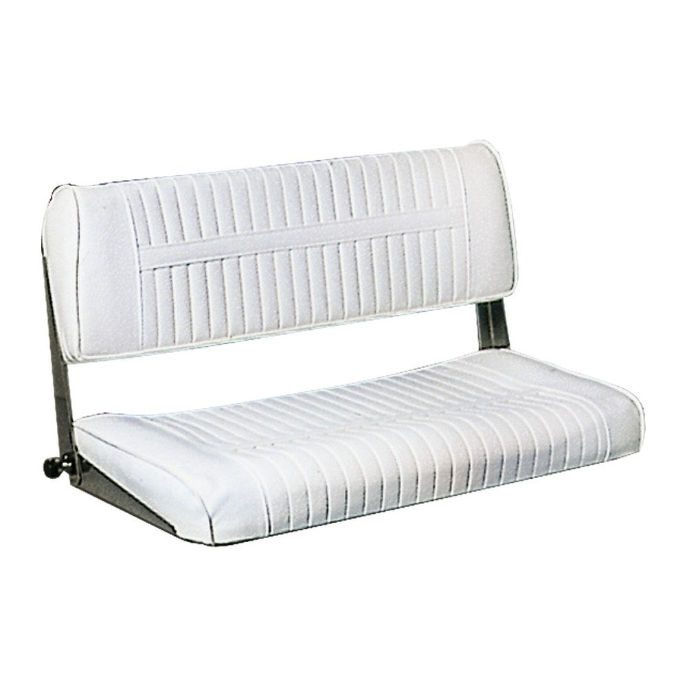 Two-place seat w/foldable backrest 80x40 cm - foto originale Osculati Srl