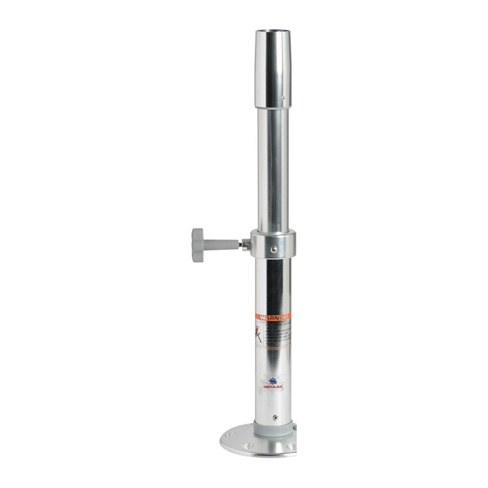 Large thread Lock telescopic table pedestal 450/700 mm - foto originale Osculati Srl