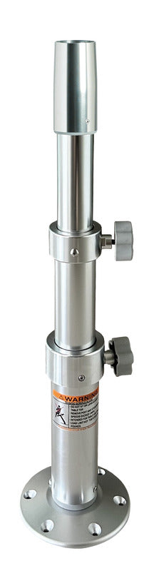 Large thread Lock tri-telescopic table pedestal 450/700 mm - foto originale Osculati Srl