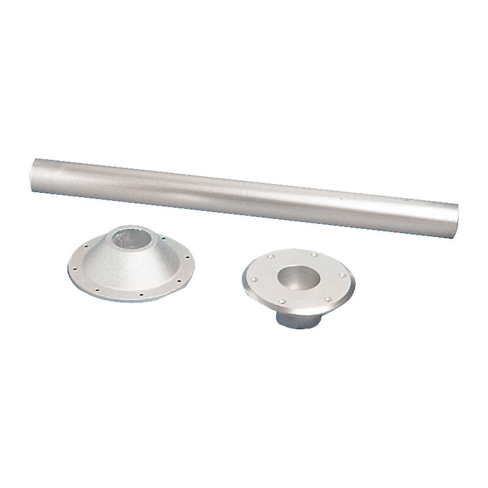 Table pedestal anodized aluminium Heavy Duty 70 cm - foto originale Osculati Srl