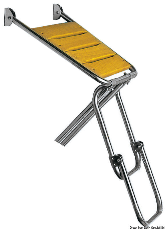 Stern plattform with ladder 58x52 cm - foto originale Osculati Srl