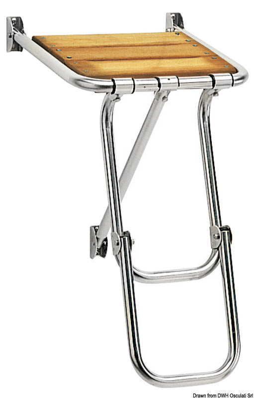 Mini plattform with ladder 36x34 cm - foto originale Osculati Srl