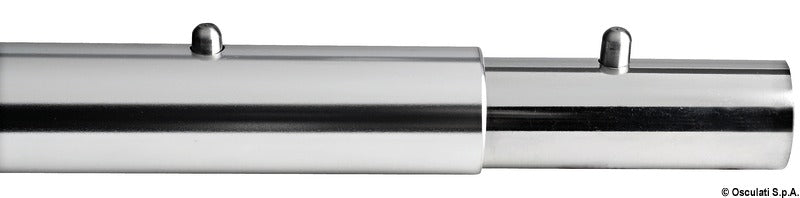 Straight line pole connector 150 mm 25x1.2 mm - foto originale Osculati Srl