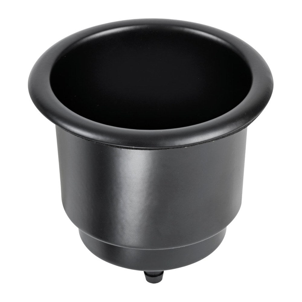 Delux SS black glass holder w/drain hole - foto originale Osculati Srl