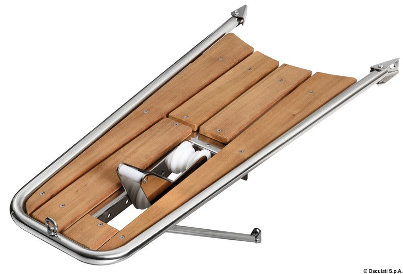 Universal hinged bow roller for anchors 11/20 kg - foto originale Osculati Srl