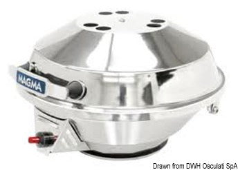MAGMA Marine Kettle gas barbecue/burner - foto originale Osculati Srl