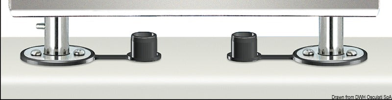 Fastening system f.MAGMA on pull-out worktop - foto originale Osculati Srl