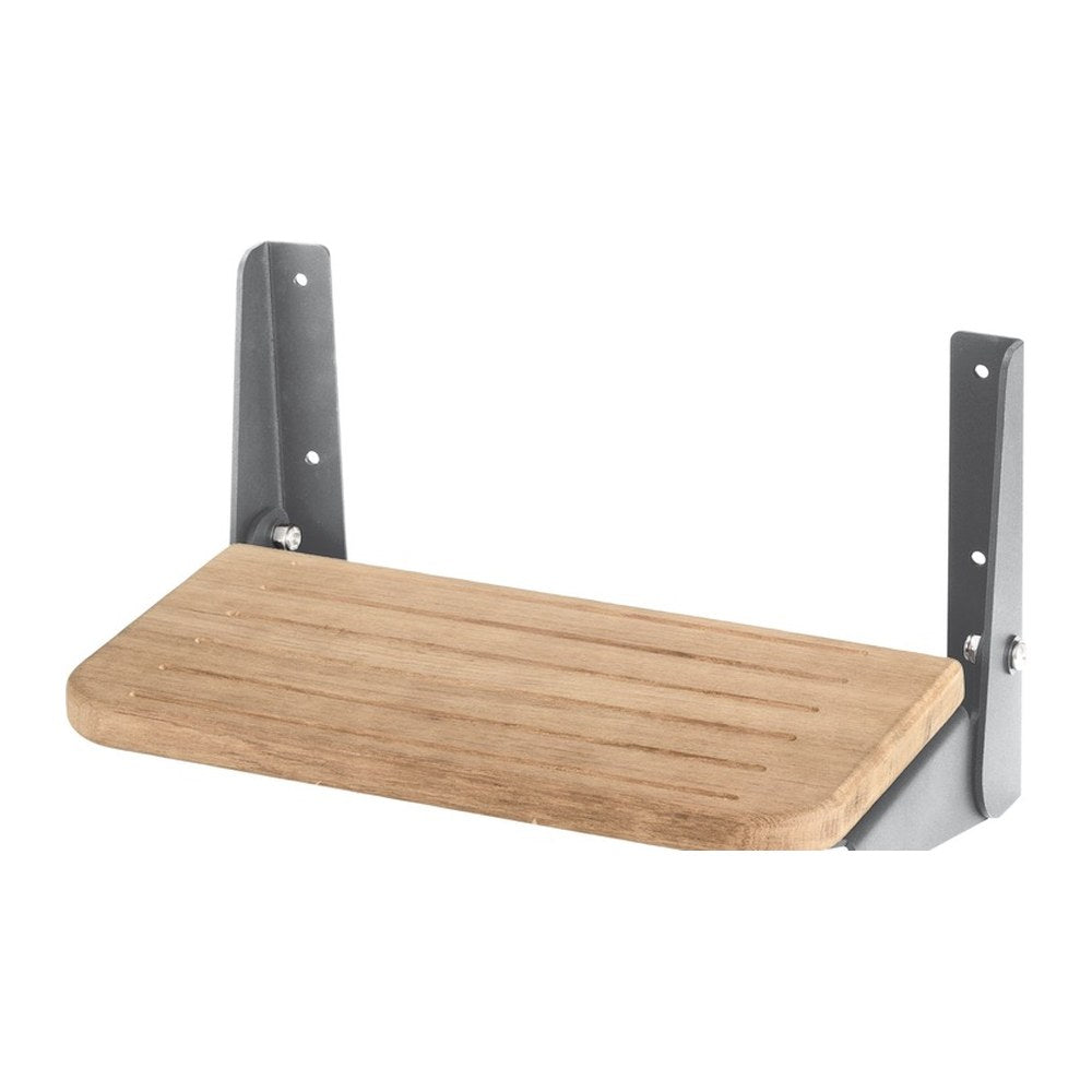 Foldable footrest board teak step - foto originale Osculati Srl