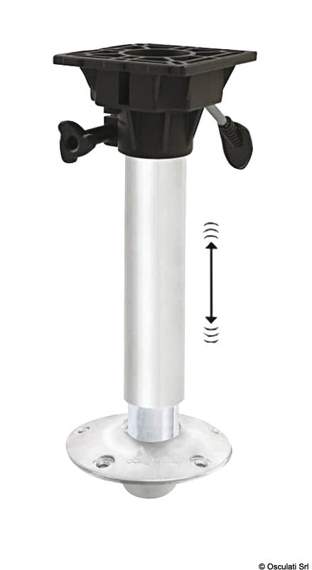 Oceansouth WAVERIDER pedestal telescopic 310/390 mm alu base - foto originale Osculati Srl