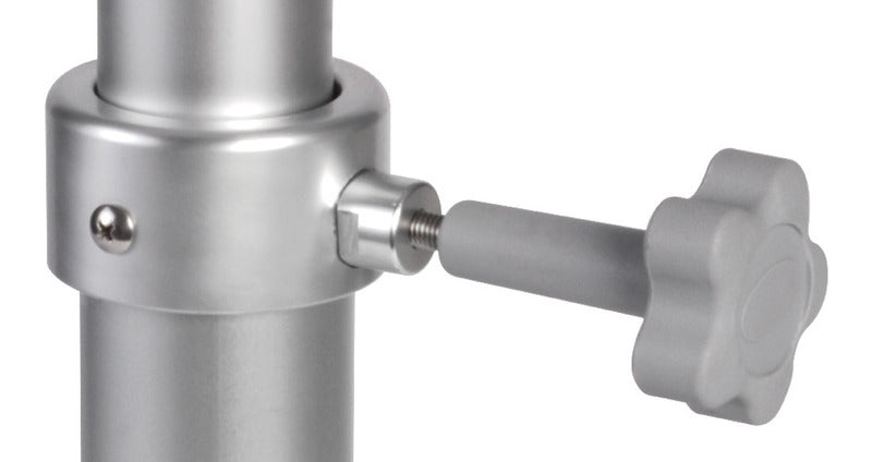 Tri-telescopic aluminium table leg - foto originale Osculati Srl