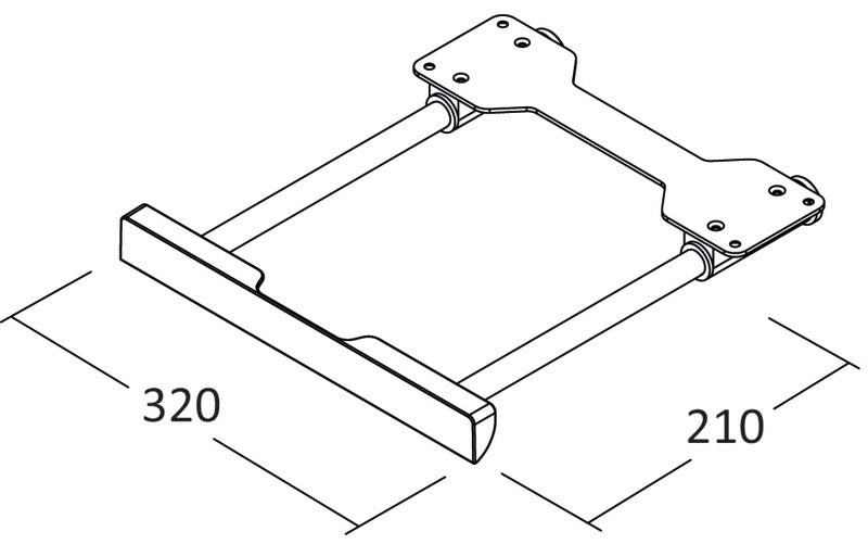 Table extension universal kit - foto originale Osculati Srl