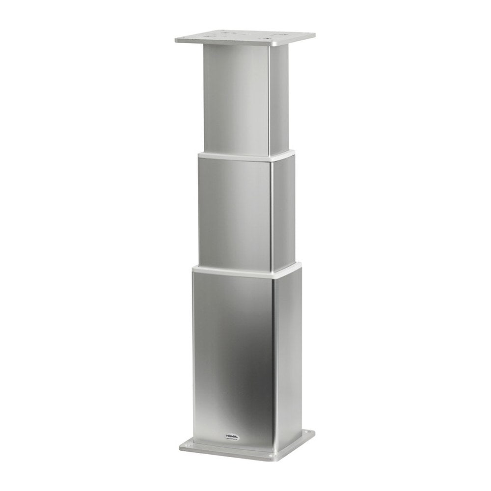 Noval Square aluminum pedestal 3-heights 12V - foto originale Osculati Srl