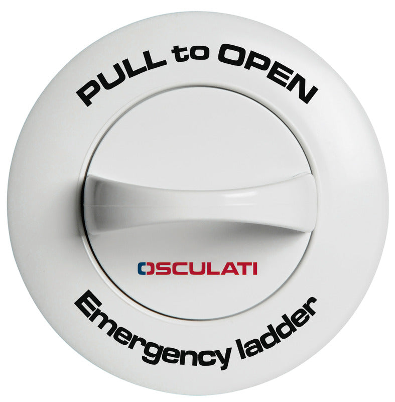 3-step emergency ladder w/ rear nut - foto originale Osculati Srl