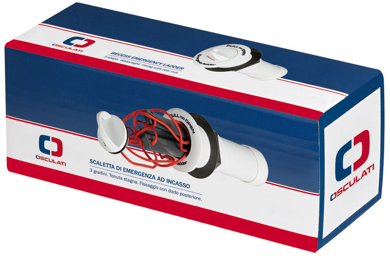 Emergency ladder with thread ring and Inox 316 cap - foto originale Osculati Srl
