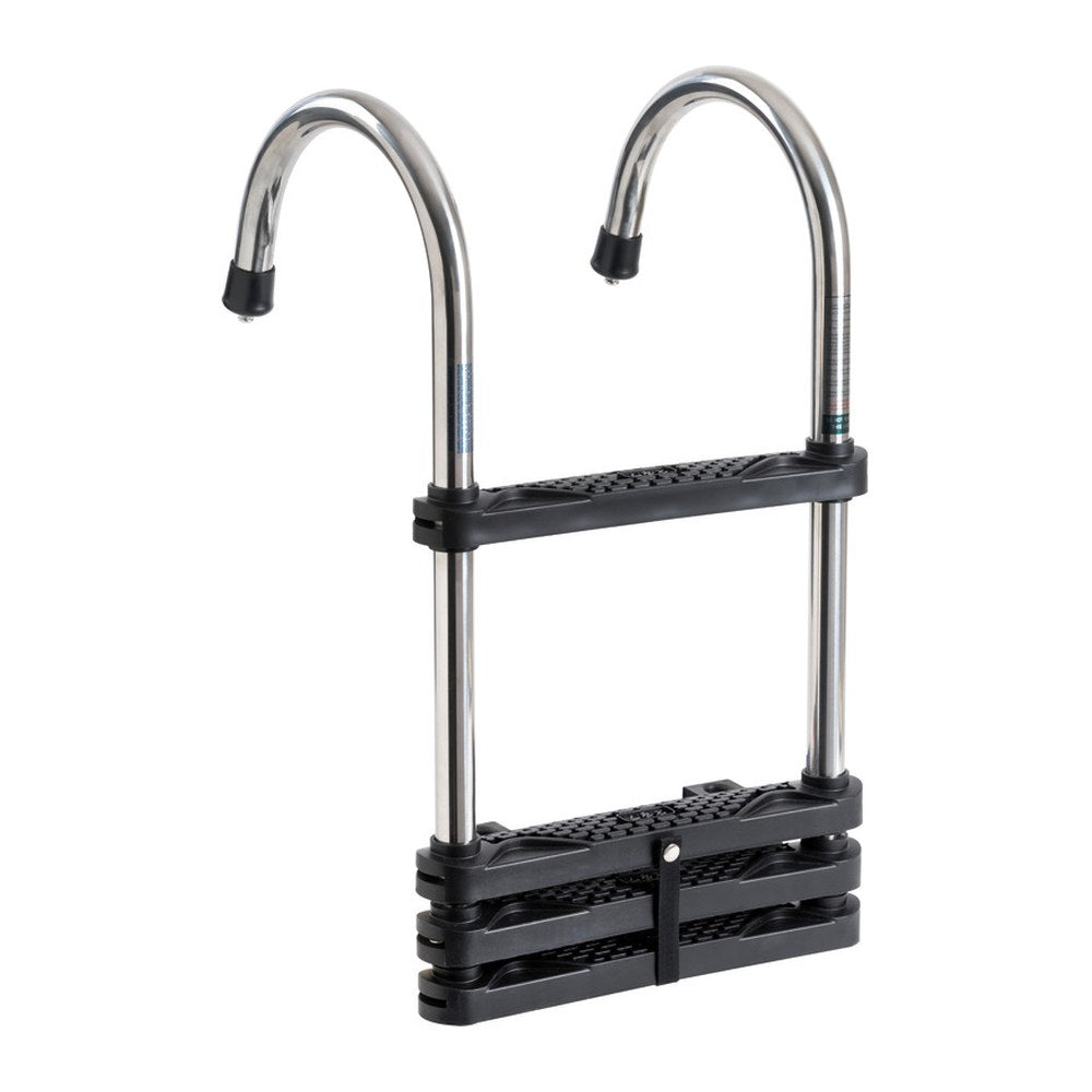 Eco telescopic ladder opened 1170 mm - closed 705 mm - foto originale Osculati Srl