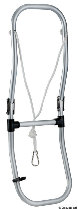 Folding ladder for dinghy 2 steps - foto originale Osculati Srl