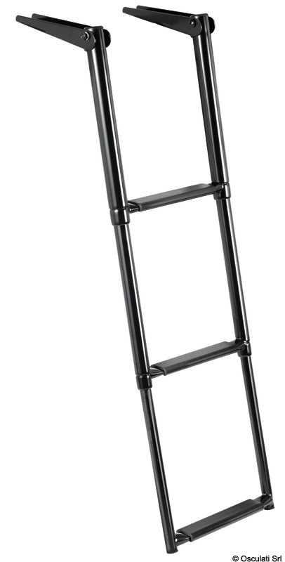 Telescopic ladder f.platforms AISI316 3 steps - foto originale Osculati Srl
