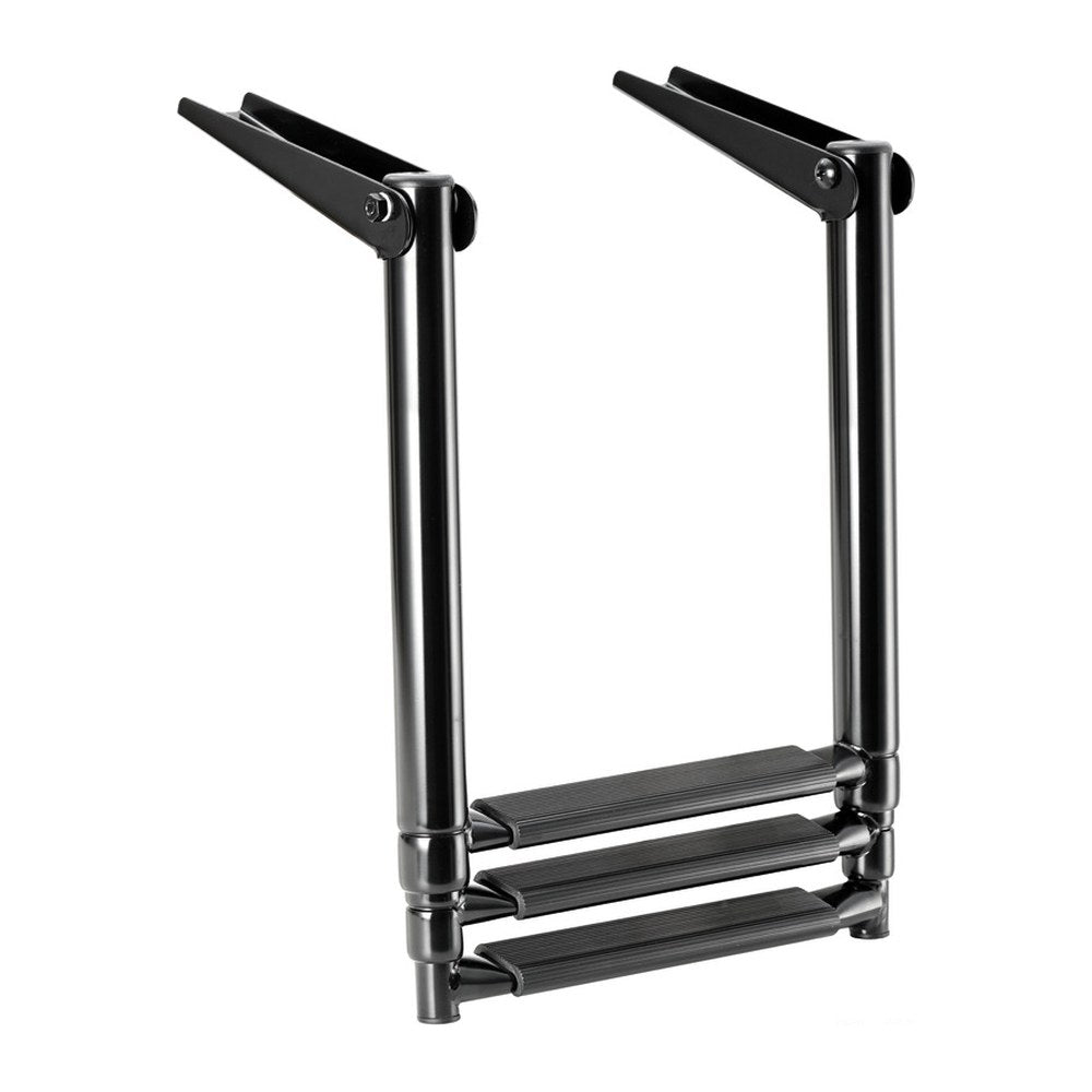 Telescopic ladder f.platforms AISI316 3 steps - foto originale Osculati Srl