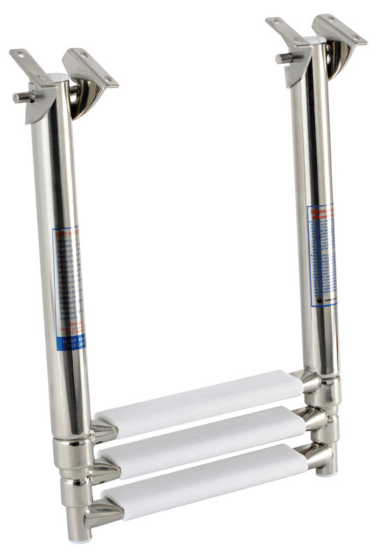 Telesc. ladder unter gangplank AISI316 3 steps - foto originale Osculati Srl