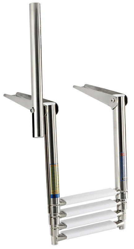 4-step ladder w/handle 345 mm - foto originale Osculati Srl