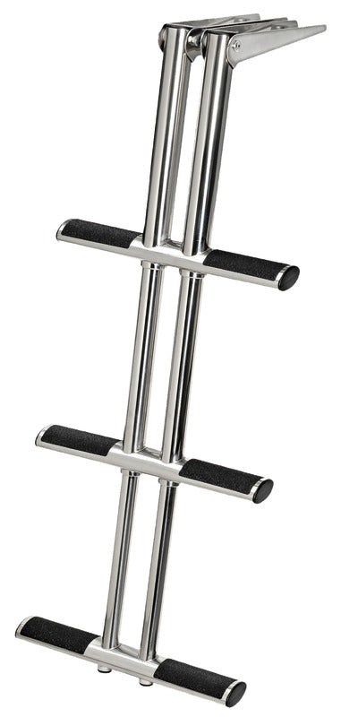 DIVER telescopic ladder 3 steps black - foto originale Osculati Srl