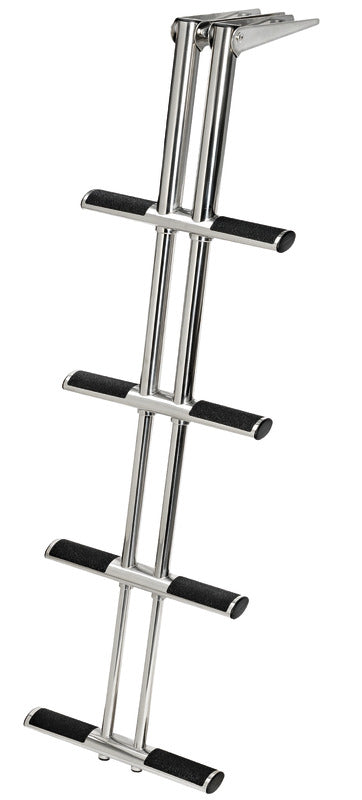 DIVER telescopic ladder 4 steps black - foto originale Osculati Srl