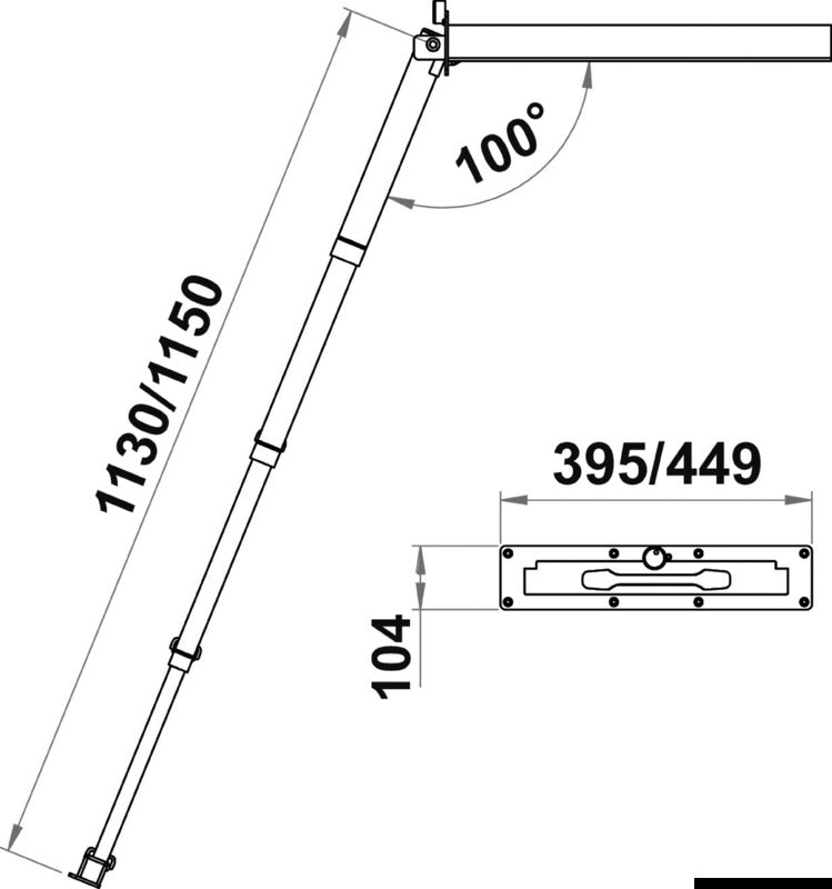 Douglas marine Retractable ladder AISI316 4 oversized steps - foto originale Osculati Srl