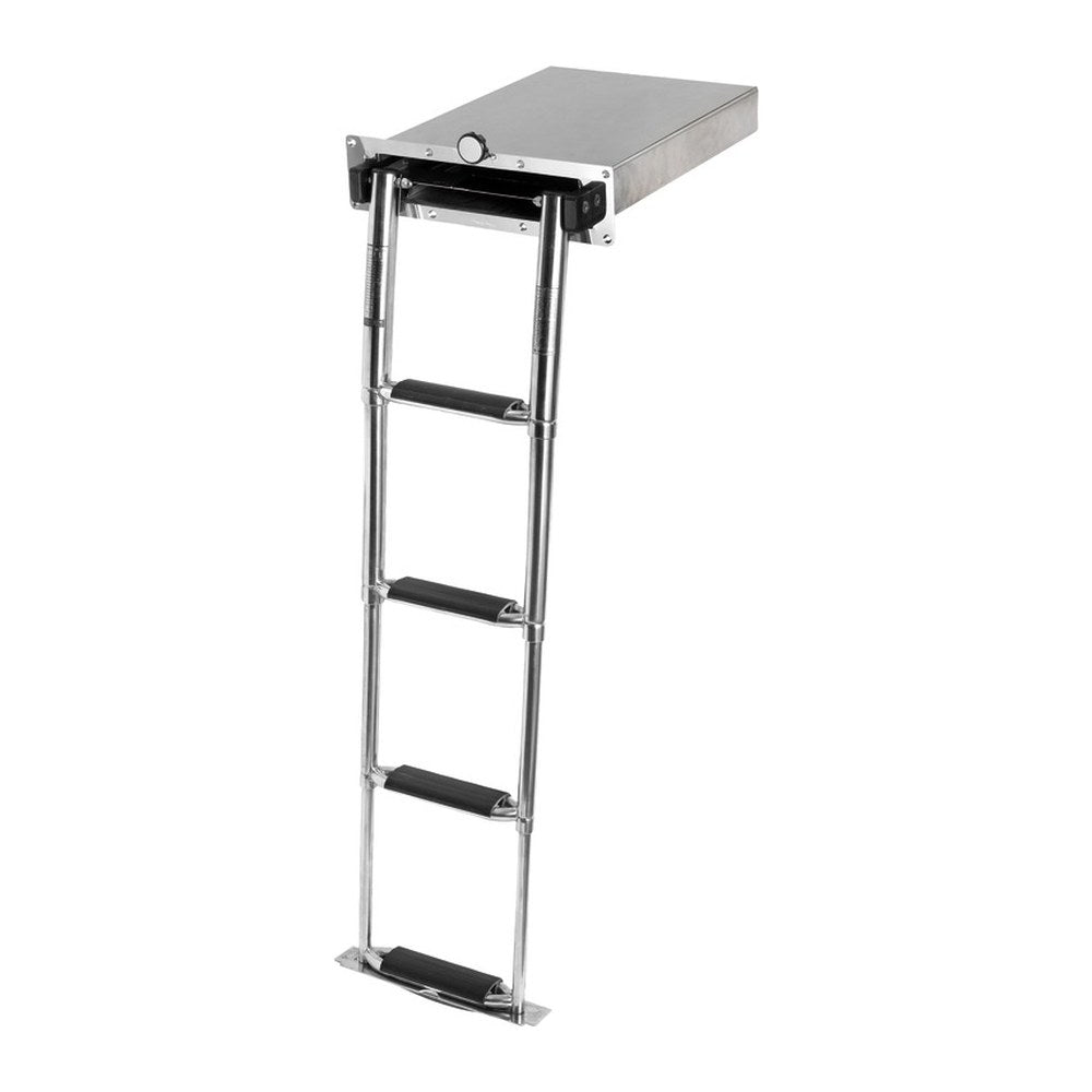 Douglas marine Retractable ladder AISI316 4 oversized steps - foto originale Osculati Srl