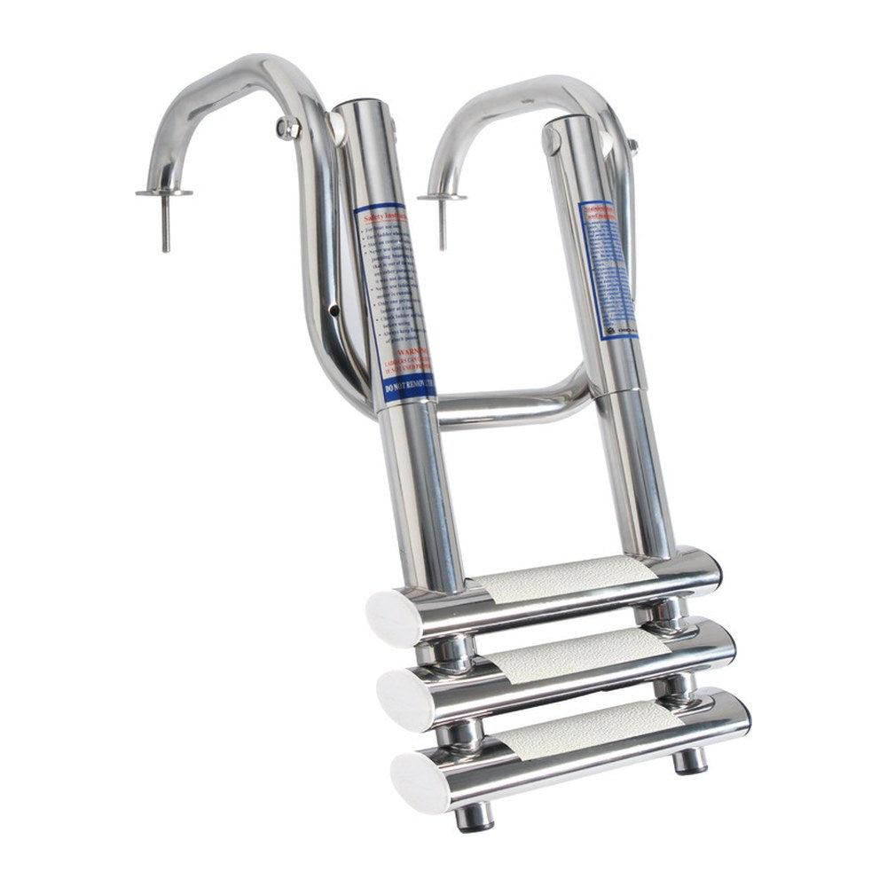 3-step telescopic ladder w/handles - foto originale Osculati Srl