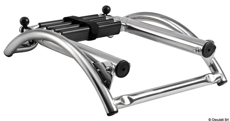 Quick-release ladder for dinghies 4 steps - foto originale Osculati Srl