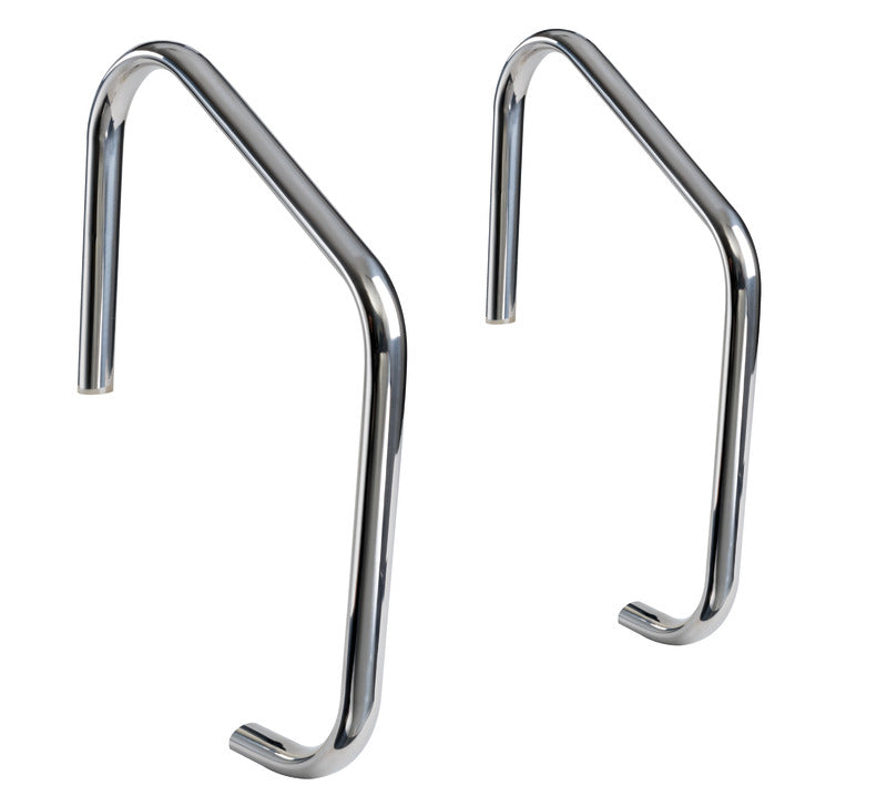 Mounting plates (2 pcs) w/screws for climb-up handle - foto originale Osculati Srl