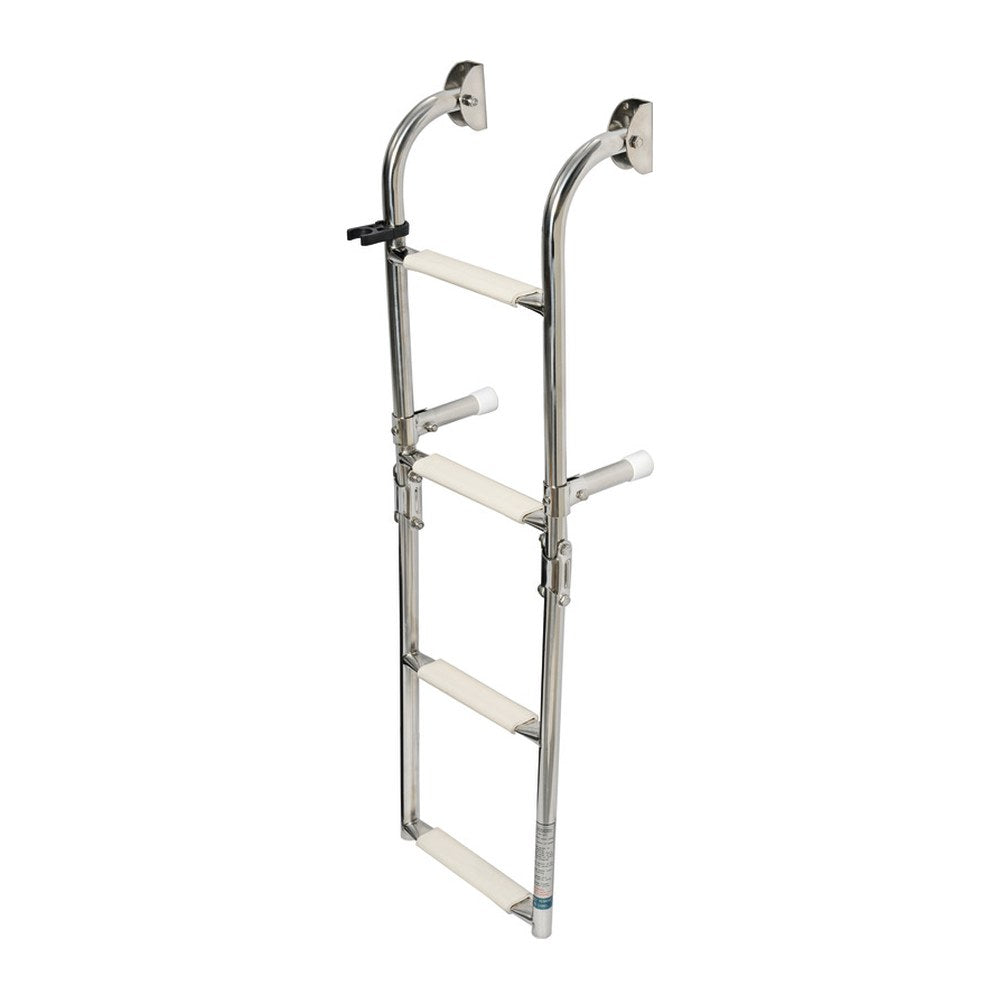 Foldable ladder AISI316 standard 4 steps - foto originale Osculati Srl