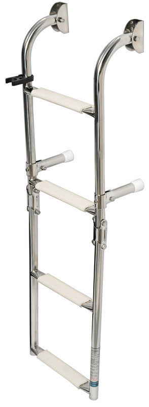 Foldable ladder AISI316 standard 4 steps - foto originale Osculati Srl