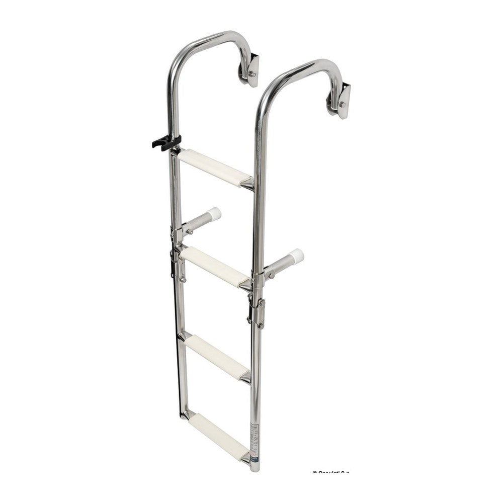 Foldable ladder arch mounting arms 4 steps - foto originale Osculati Srl
