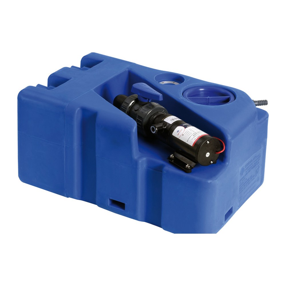 Waste water tank w/macerator 12 V 50 l - foto originale Osculati Srl