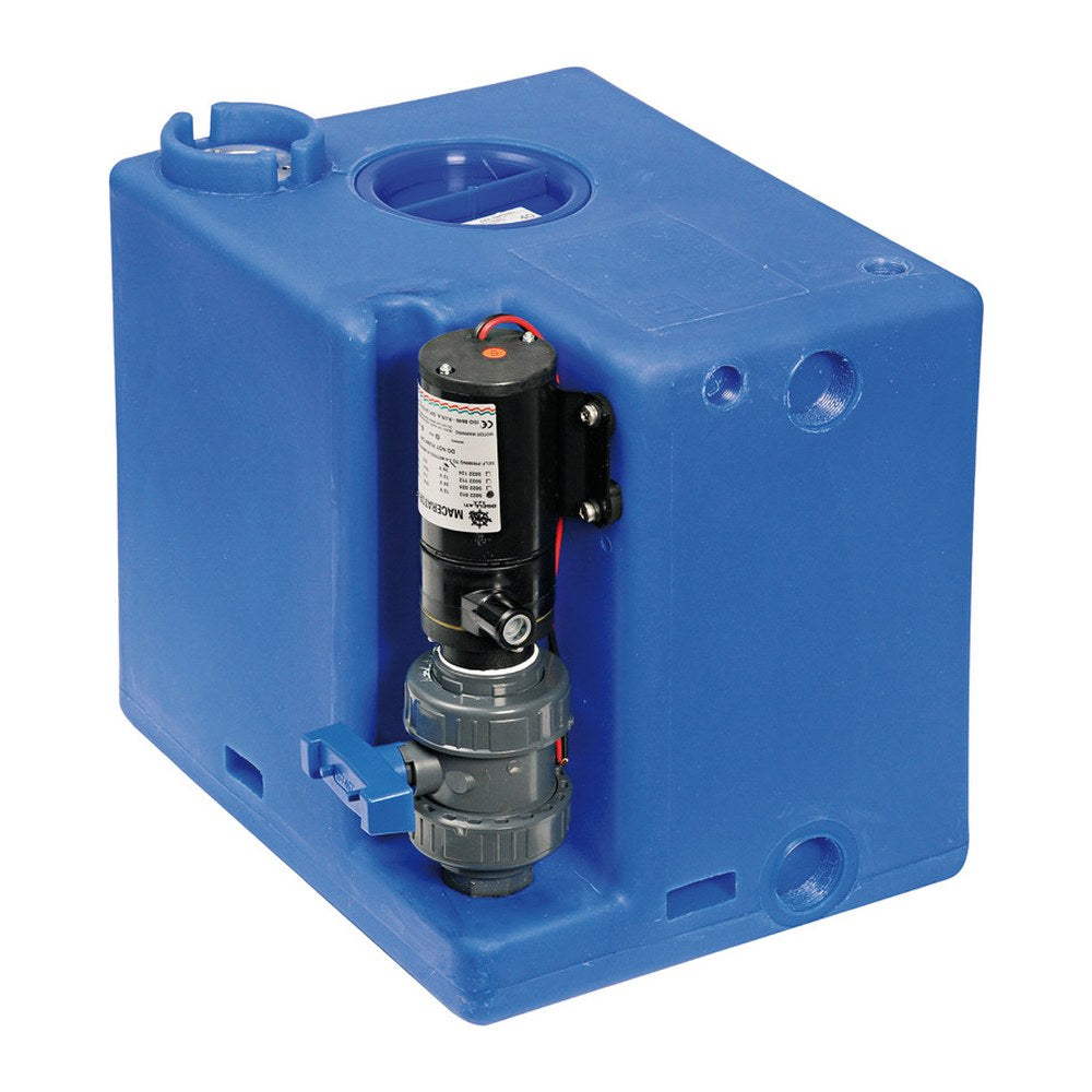 Waste water tank w/macerator 24 V 52 l - foto originale Osculati Srl