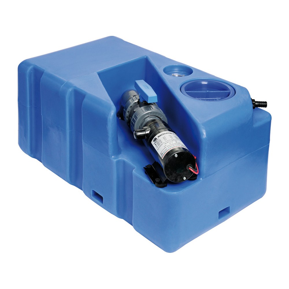 Waste water tank w/horizontal soaker 60 l 12 V - foto originale Osculati Srl