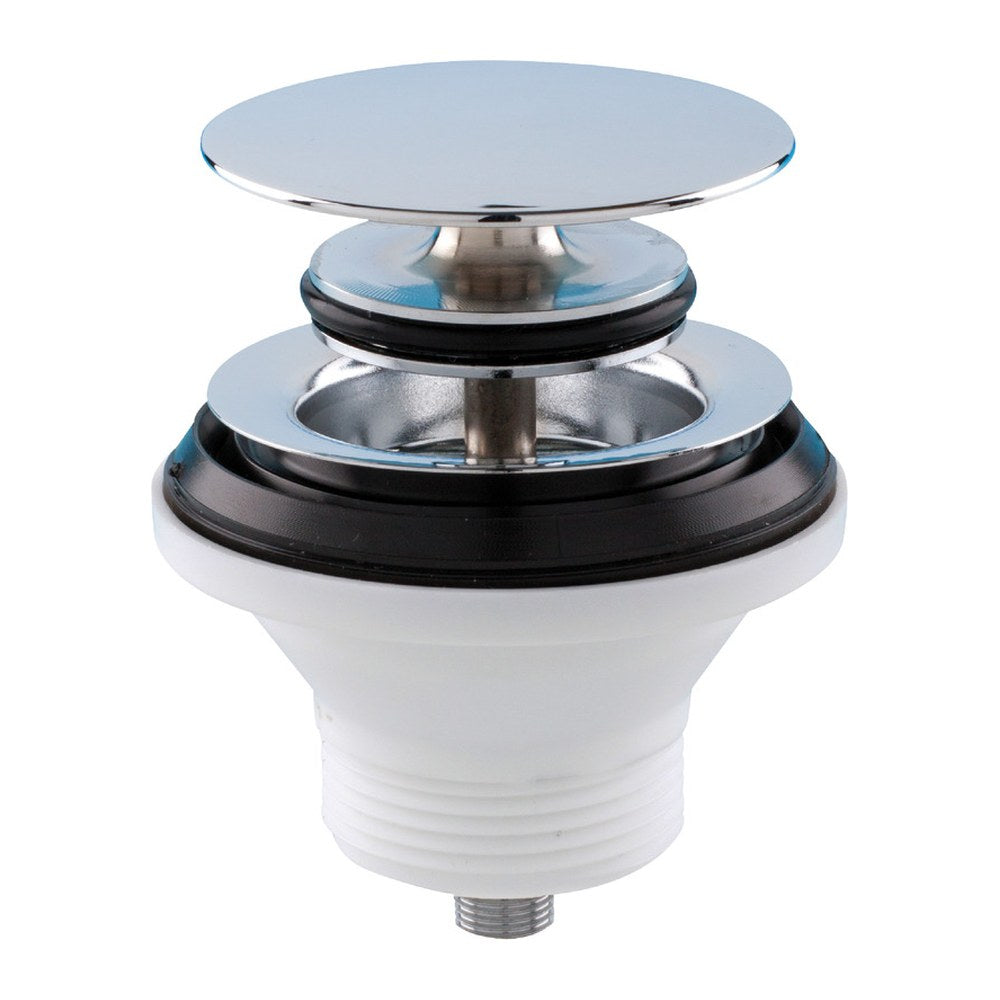 Drain w/chromed mushroom head plug 1"1/4 - foto originale Osculati Srl