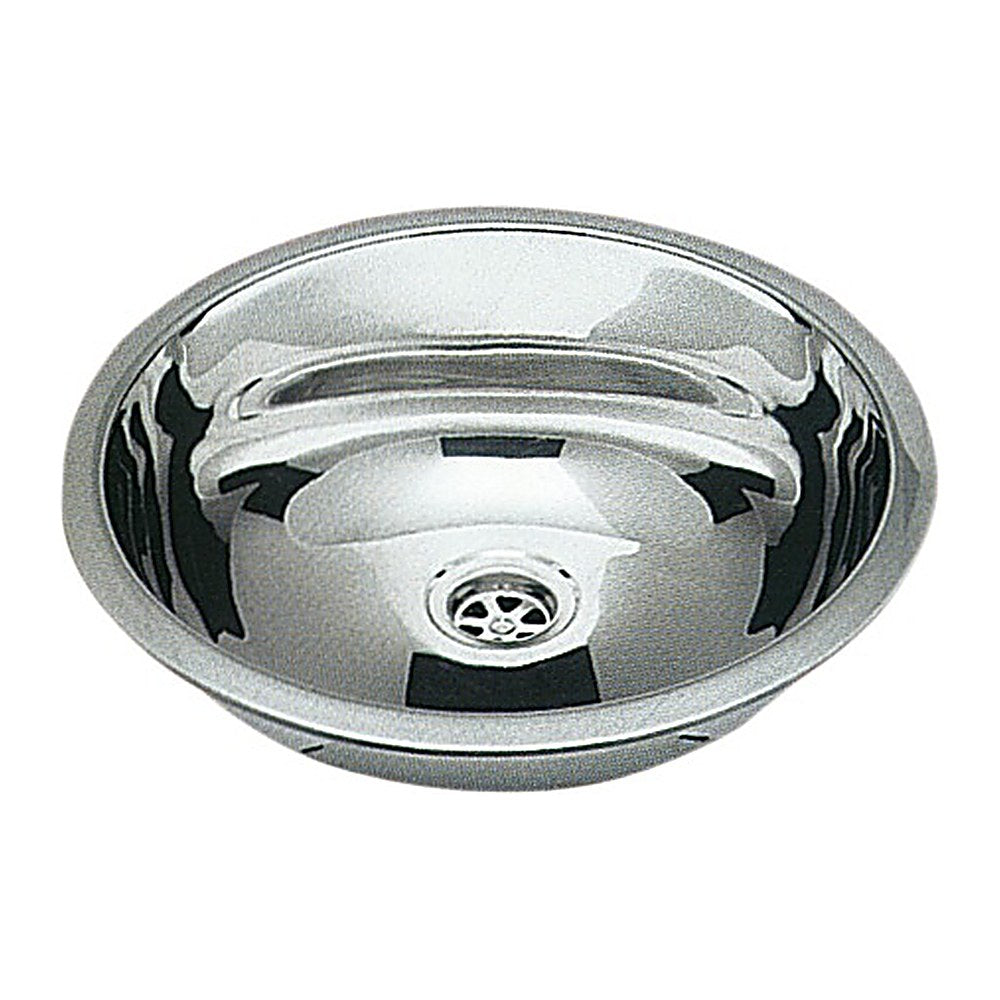 Rund sink SS, mirror polished 387 mm - foto originale Osculati Srl