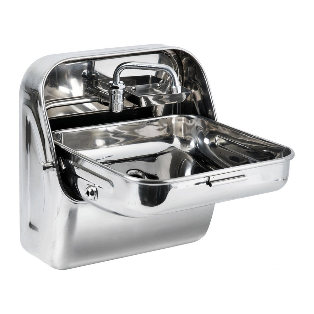 SCM Marine Equipment SS wall foldable sink - foto originale Osculati Srl