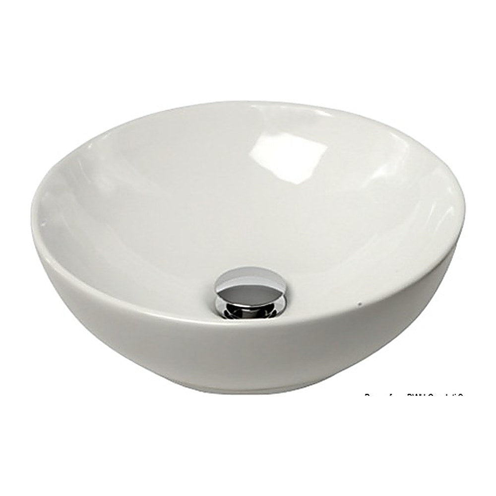 Ceramic hemispherical sink surface mounting Ø410mm - foto originale Osculati Srl