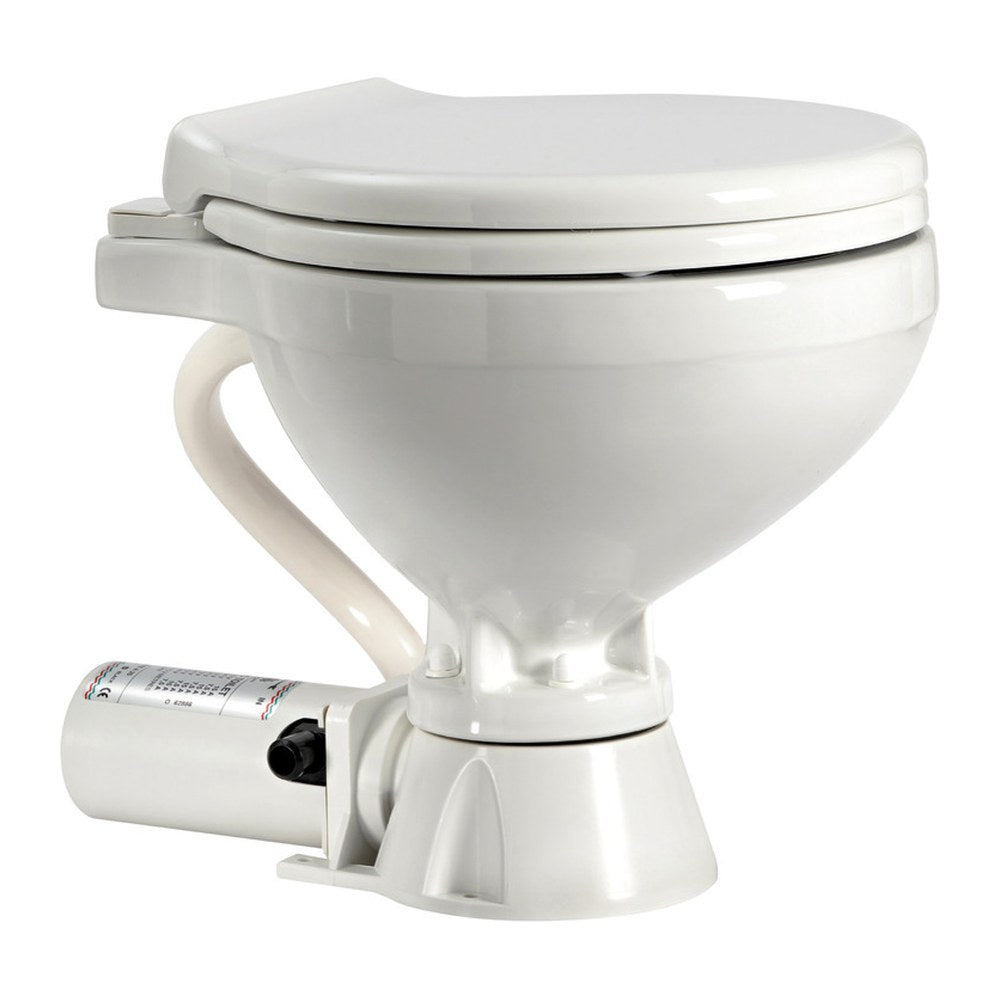 Electric toilet unit compact plastic seat 12 V - foto originale Osculati Srl