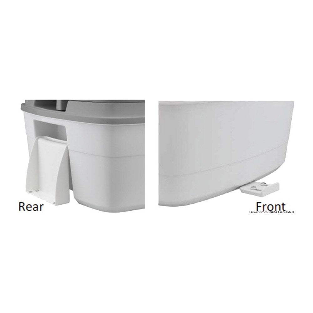 Tecma Deck planking fixing kit Porta Potti 165 - foto originale Osculati Srl