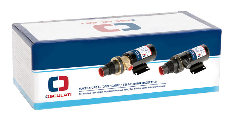 Self-priming macerator 12 V 43 l/min - foto originale Osculati Srl