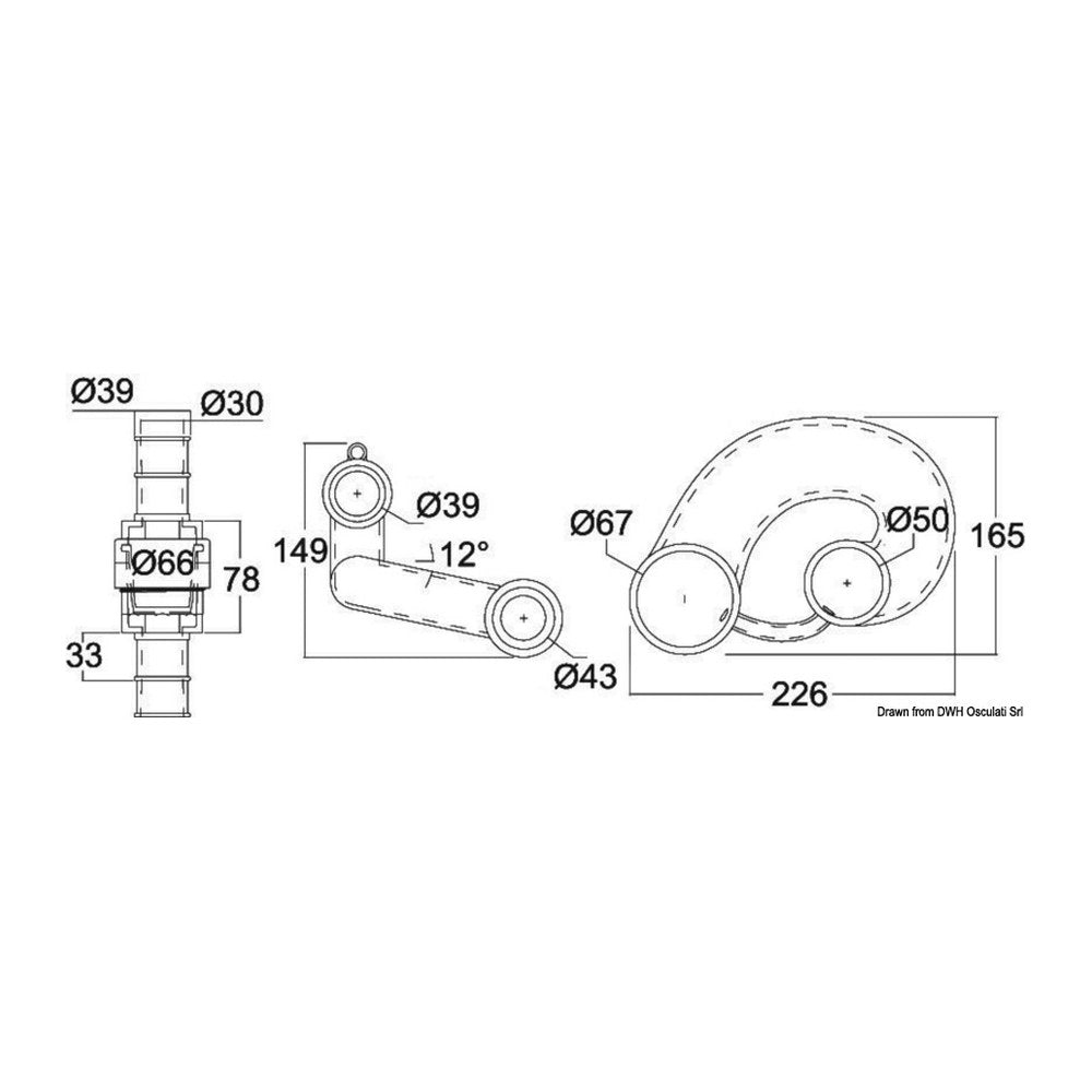 TECMA Generation 2 rubber and valve kit - foto originale Osculati Srl