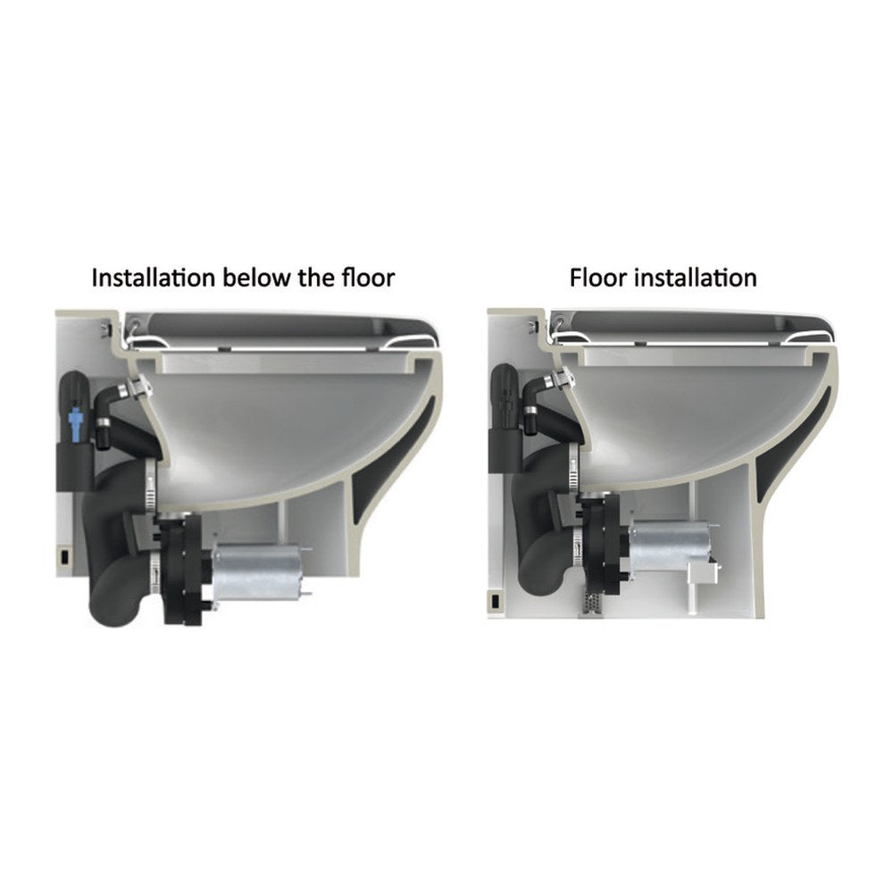 TECMA electric toilet Elegance 2G 24V Eko Touchpanel - foto originale Osculati Srl