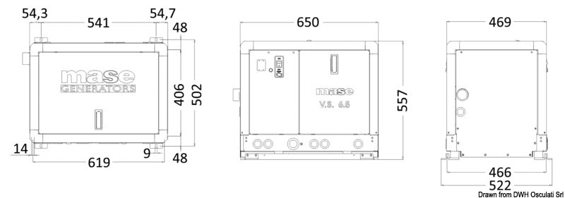 MASE generator VS 8.5 line - foto originale Osculati Srl