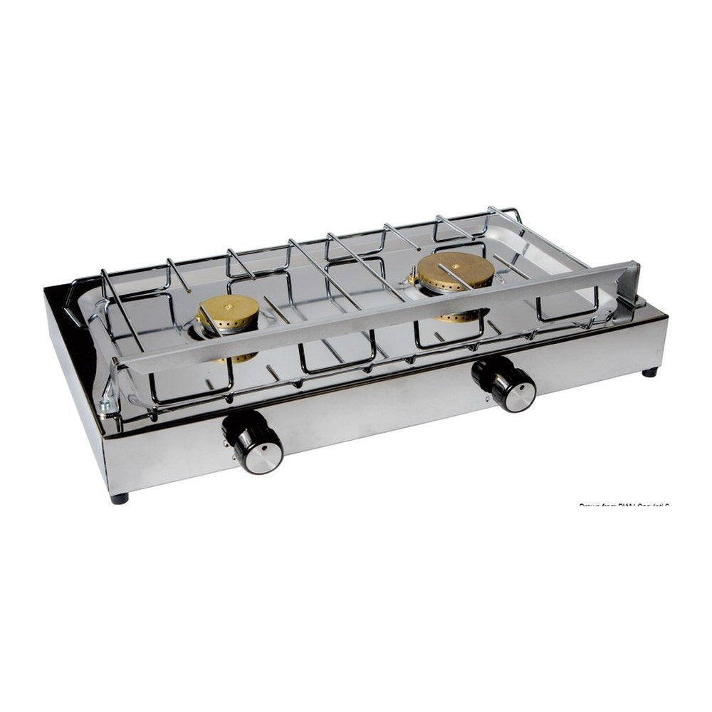 TECHIMPEX two-burner cooktop - foto originale Osculati Srl
