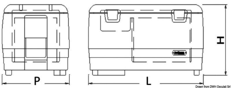 IndelB portable fridge TB 31.2 - foto originale Osculati Srl